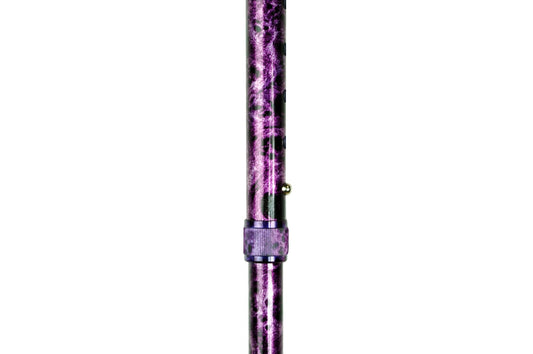 Walk-On opvouwbare wandelstok Purple Marble