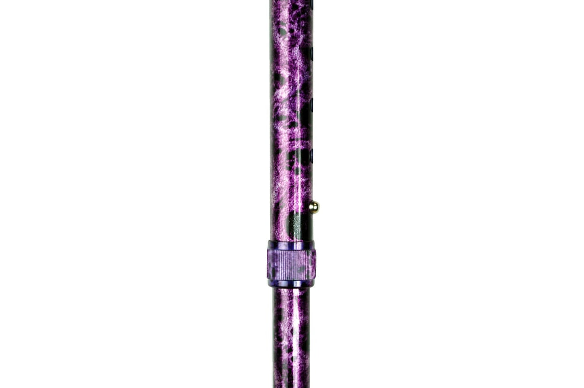 Walk-On opvouwbare wandelstok Purple Marble