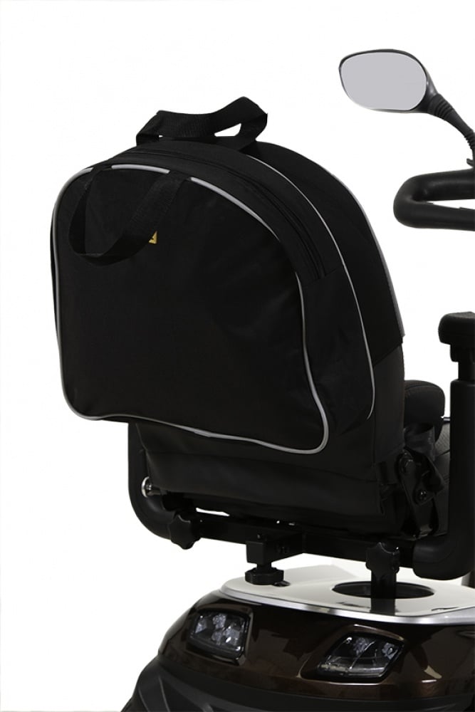 Scootmobieltas over rugsteun zwart