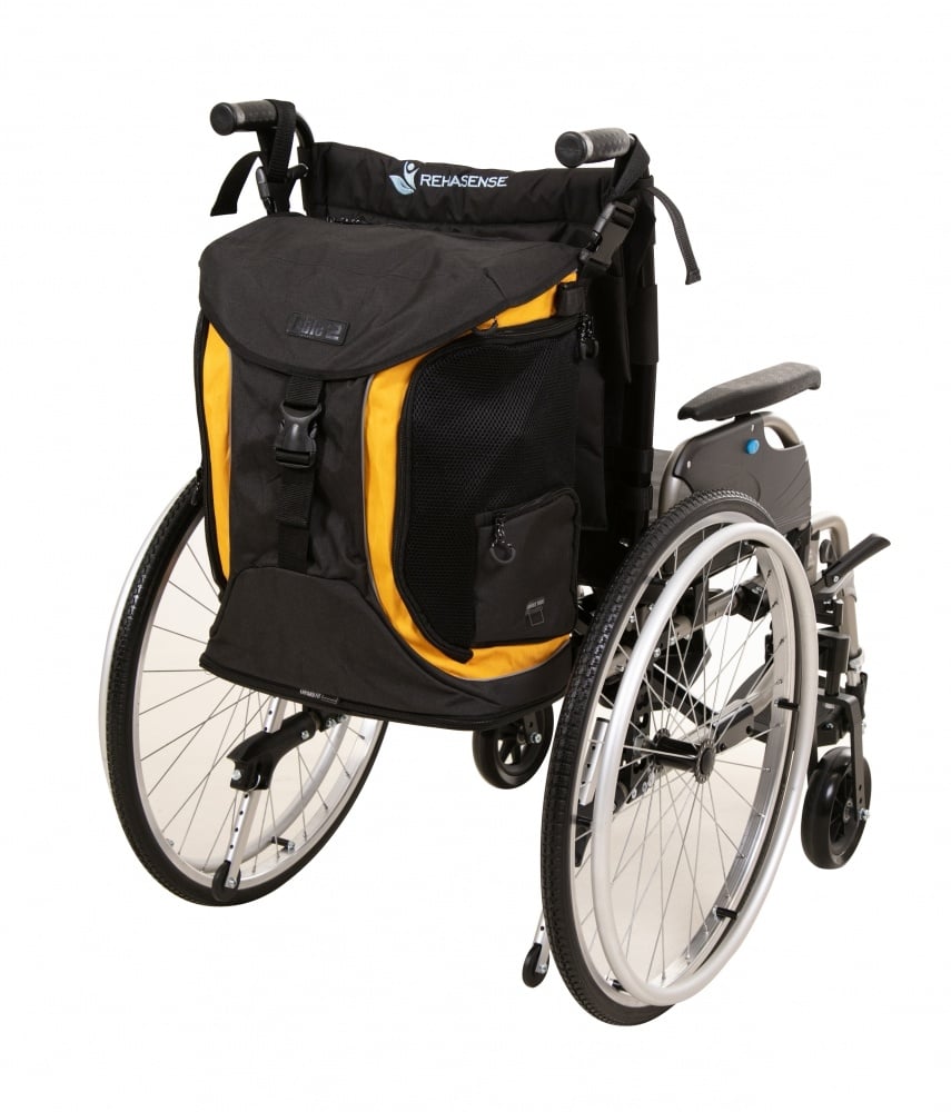 Torba Go rolstoel & scootmobieltas zwart/geel