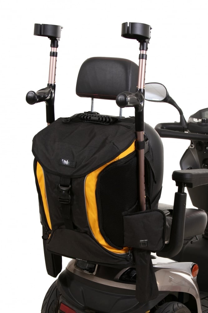 Torba Go rolstoel & scootmobieltas zwart/geel