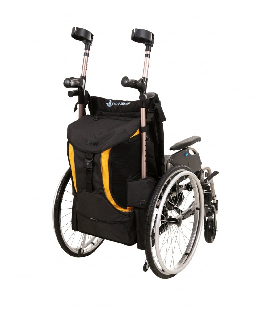 Torba Go rolstoel & scootmobieltas zwart/geel