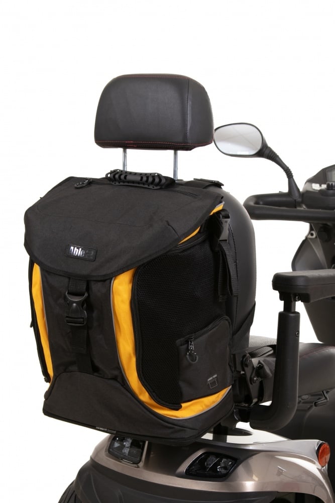 Torba Go rolstoel & scootmobieltas zwart/geel