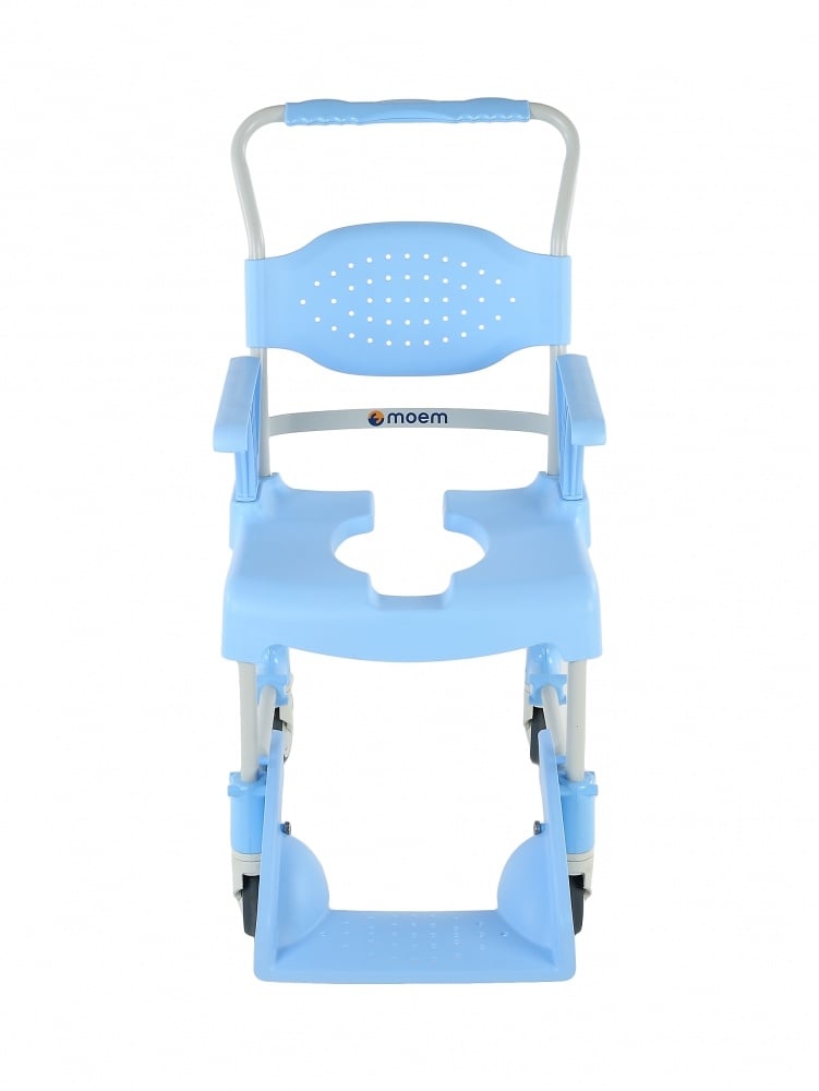 Mobiele douche- en toiletstoel - stoel