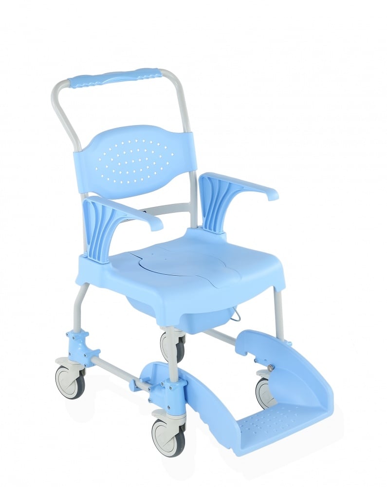 Mobiele douche- en toiletstoel - stoel