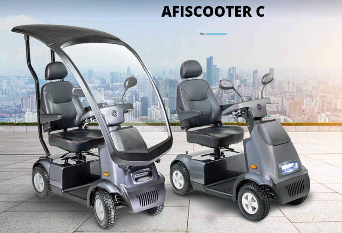 Scootmobiel Breeze C4 PLUS met overkapping
