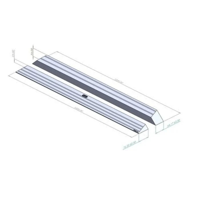 Drempelhulp met ledverlichting