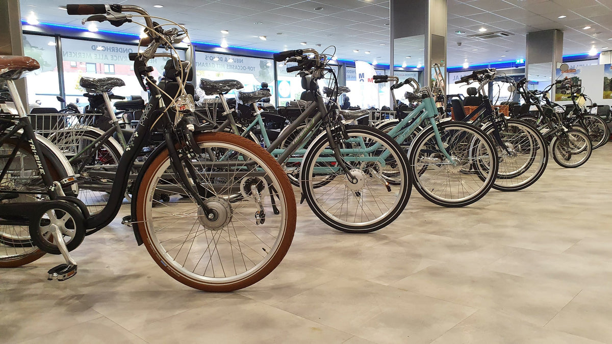 Driewielfietsen en tandems.