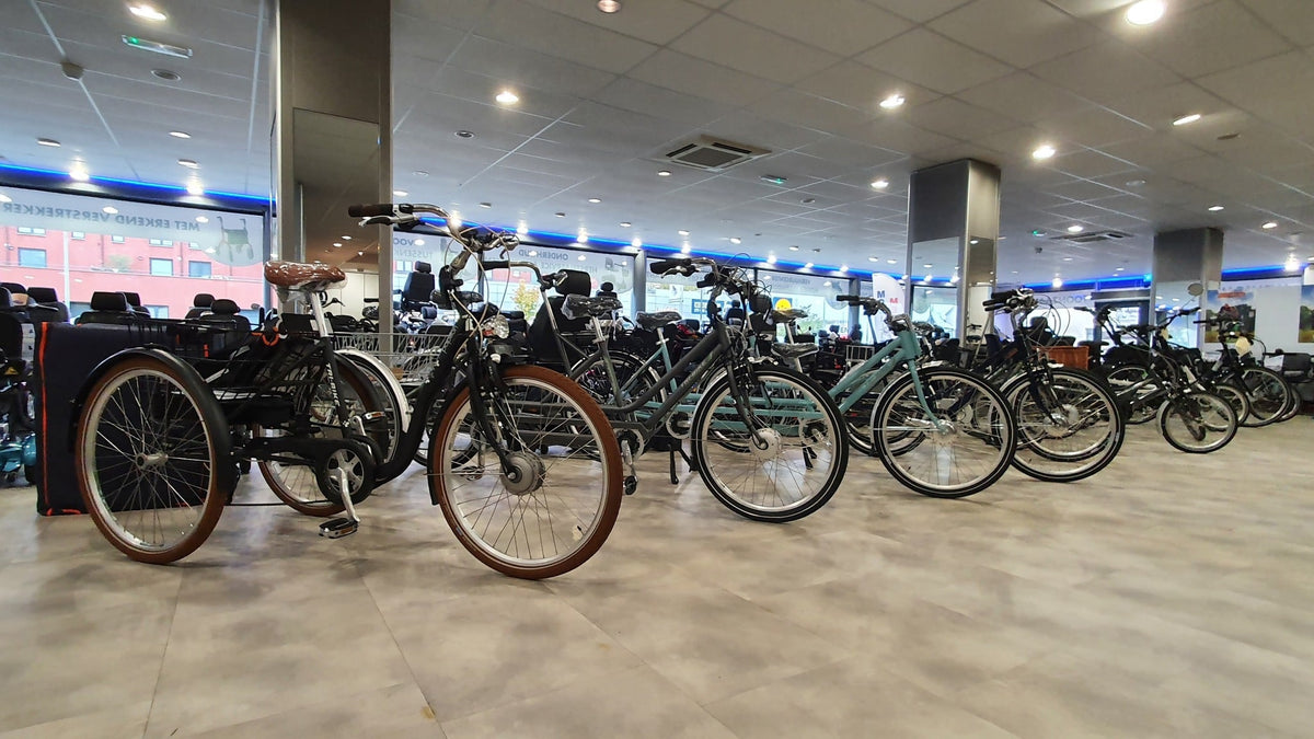 Driewielfietsen en tandems.