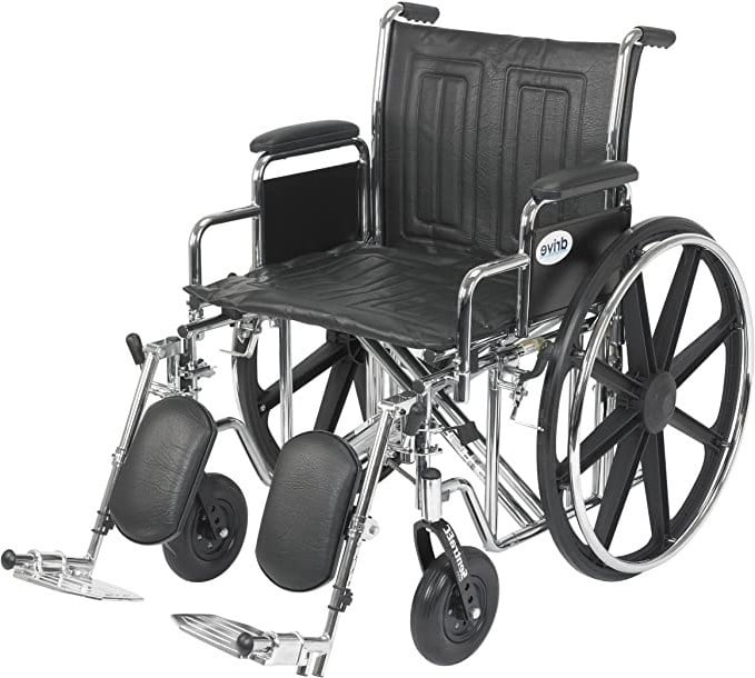 Sentra XL Rolstoel Met Comfort Beensteunen