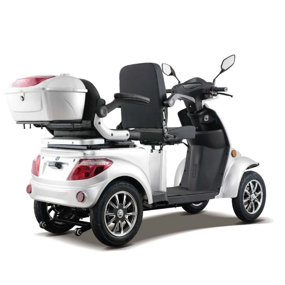 Scootmobiel Q6 DUO 4 Wiel Zilver