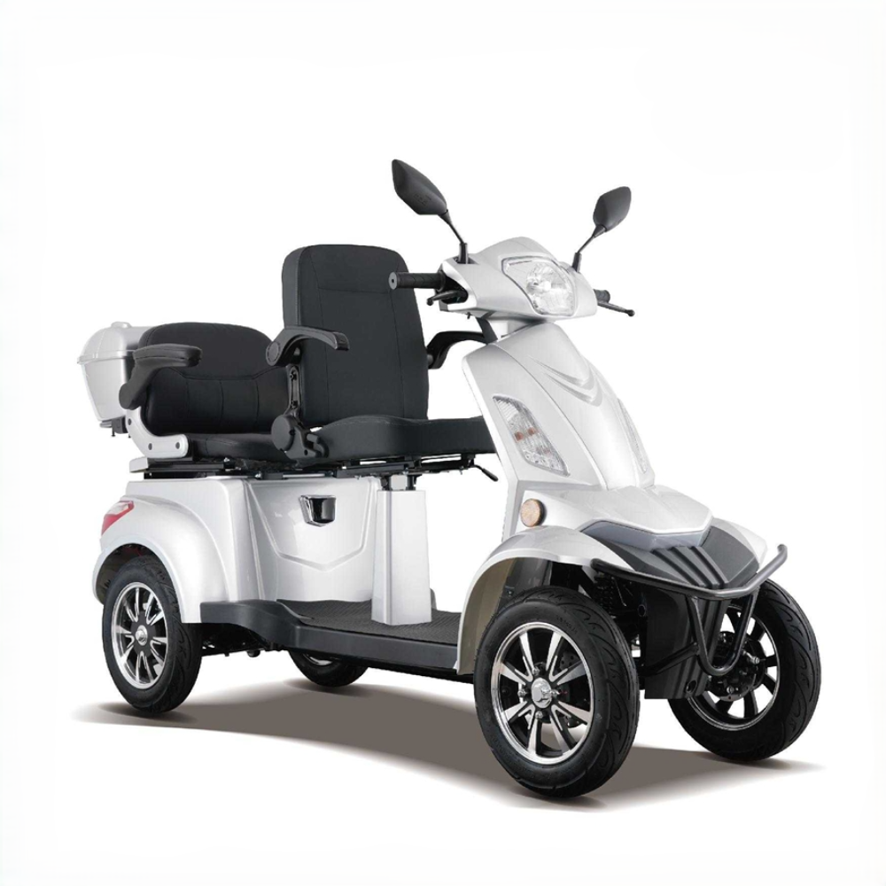 Scootmobiel Q6 DUO 4 Wiel Zilver