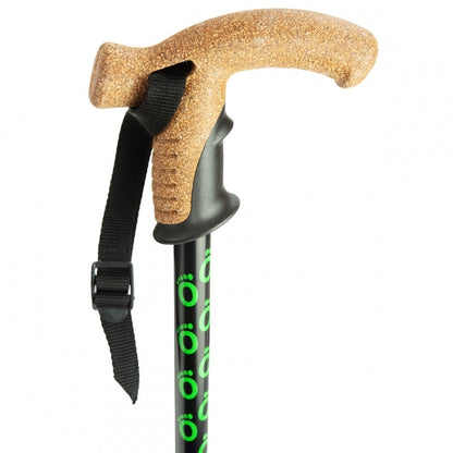 Wandelstok met kurken handvat