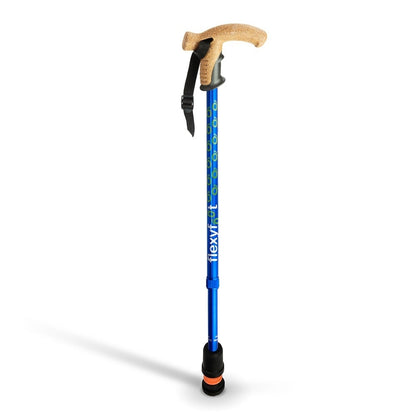Wandelstok met kurken handvat