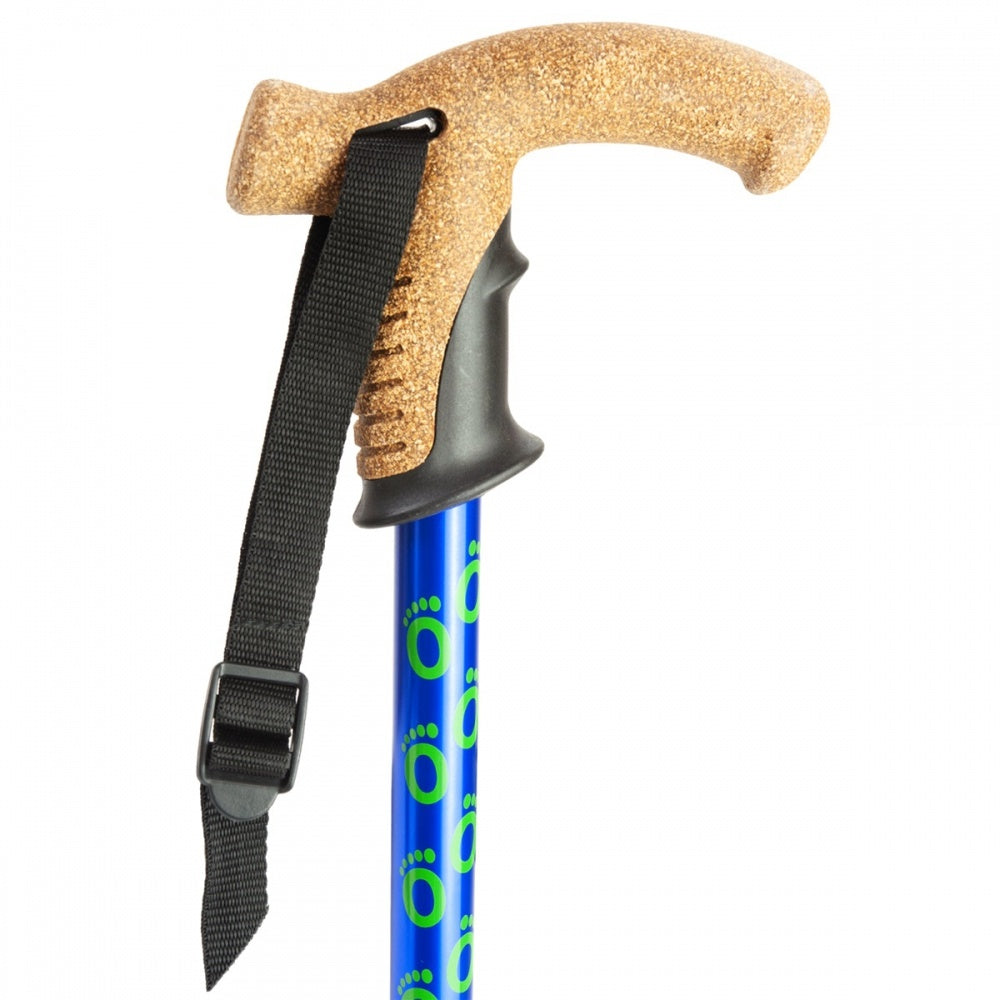 Wandelstok met kurken handvat