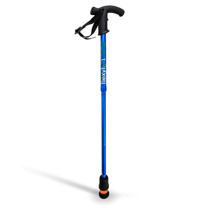 Wandelstok met Derby handvat - opvouwbaar