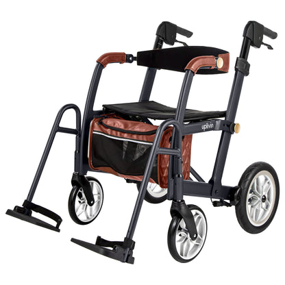 Glide 2-in-1 Rollator en Transportstoel