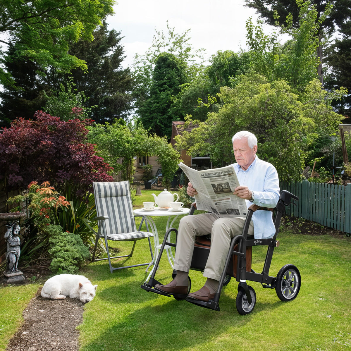 Glide 2-in-1 Rollator en Transportstoel