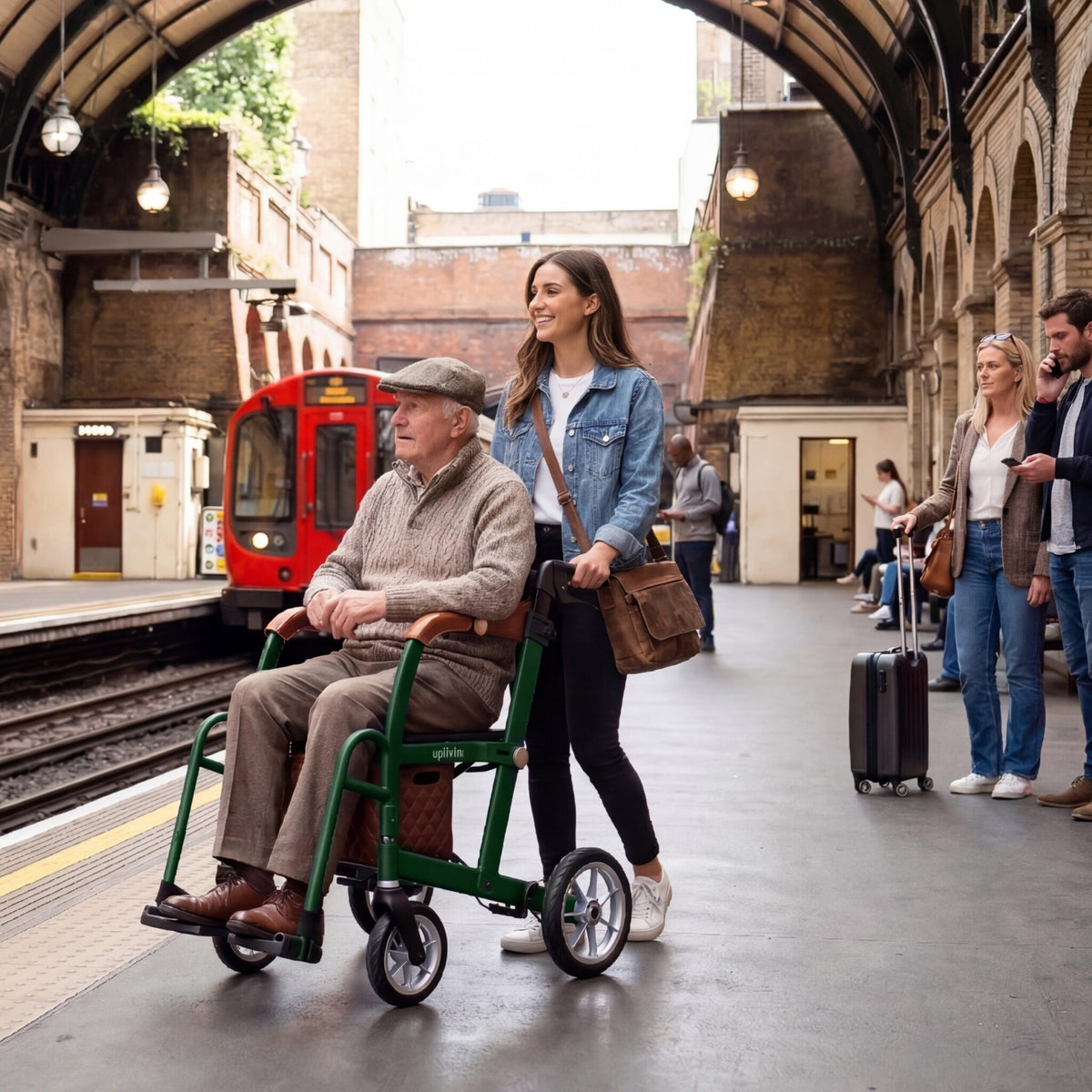 Glide 2-in-1 Rollator en Transportstoel
