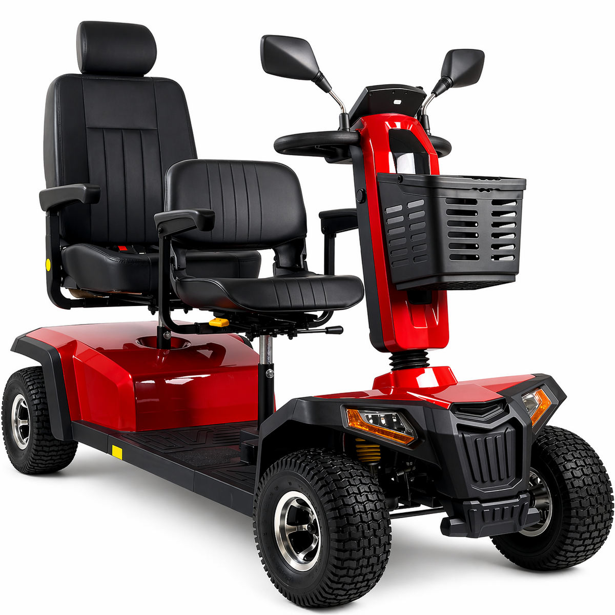 1400E Tandem Scootmobiel – 2 Personen Limo