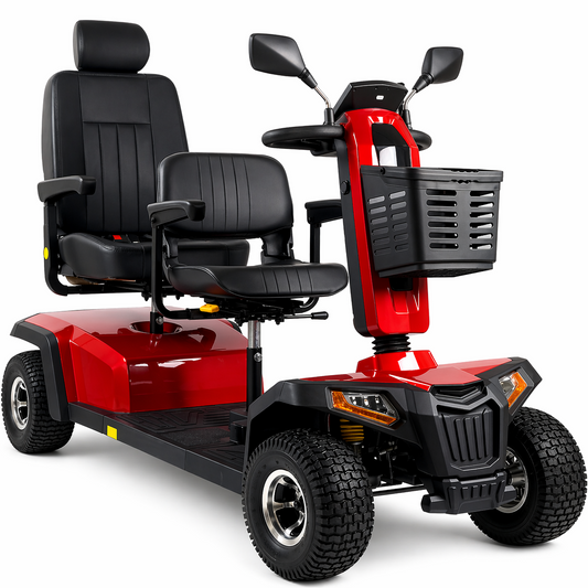 1400E Tandem Scootmobiel – 2 Personen Limo