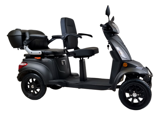 Scootmobiel Q6 DUO 4 Wiel Black matt