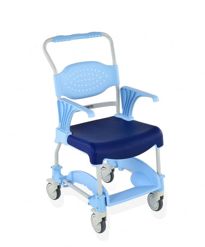 Mobiele douche- en toiletstoel - stoel
