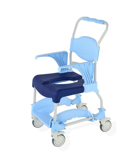 Mobiele douche- en toiletstoel - stoel