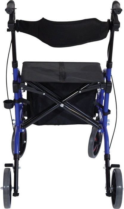 Rollator Duo Deluxe - Rollator en rolstoel in één