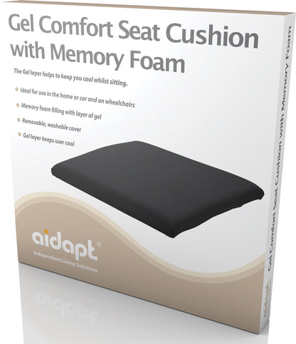 Gel Comfort Seat Cushion with Memory Foam